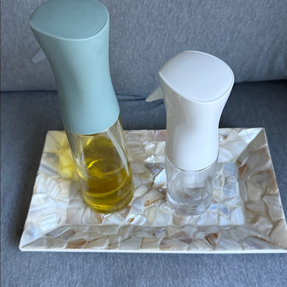 Mosaic Shell Decorative Tray - Picture 5 of 6